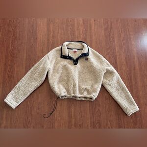 Tommy Hilfiger Tan Cropped Sweater